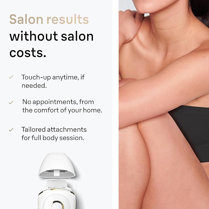 Braun Smart IPL, Silk·Expert Pro 5: at Home Laser Hair Removal for Women and Men, Permanent Visible Hair Reduction in Hair Regrowth for Body & Face, with Venus Swirl Razor, Corded, IPL5137