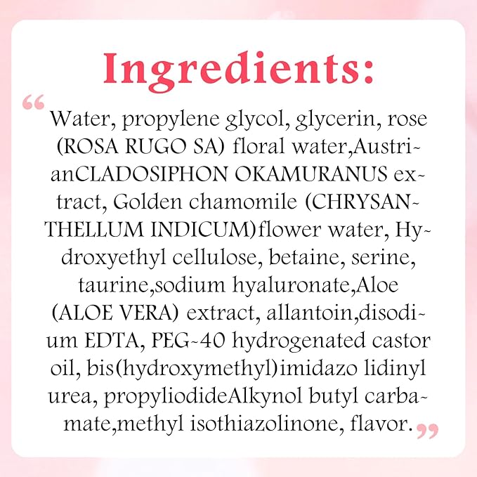 Facial Masks Skincare for Women,Pink Rose Moisturize Face Mask Sheet for Girl,Hydrating Face Mask for All Skin Types,Dry Skin & Sensitive Skin(8-Packs)