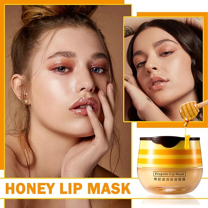 Lip Balm Honey Pot,Moisturizing Lip Balm Sleeping