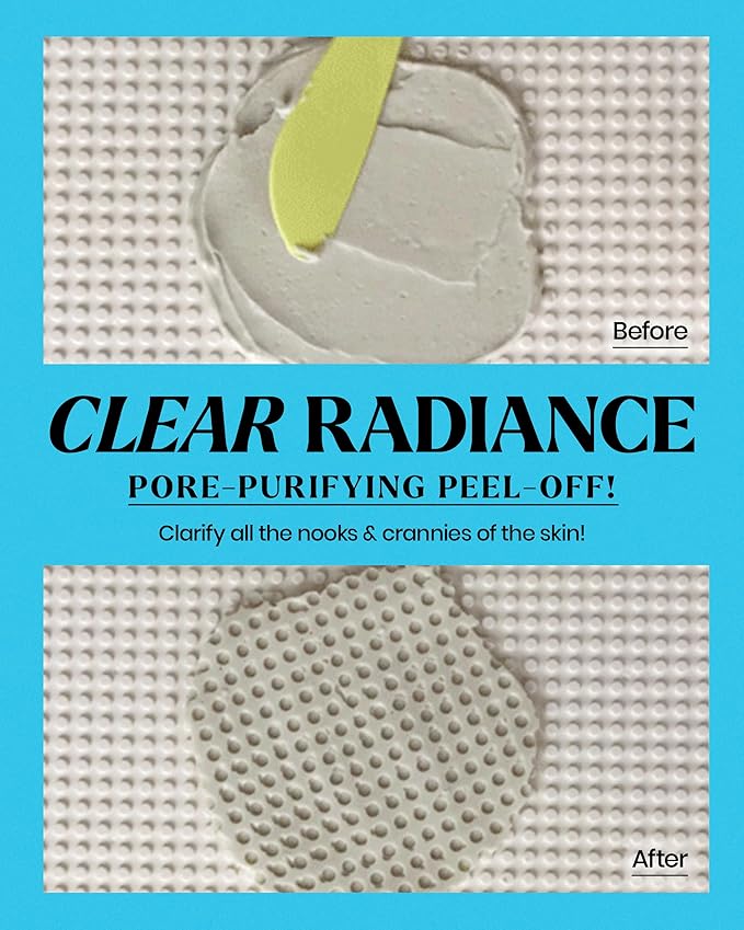 LINDSAY Cool Tea-Tree Modeling Mask Cup Pack - Korean Skin Care Face Mask Modeling Pack – Single-Use Cooling Moisturizing Face Mask w/Spatula Spoon – Spa Facial Peel-off Mask (6 ea, 0.36 lb)