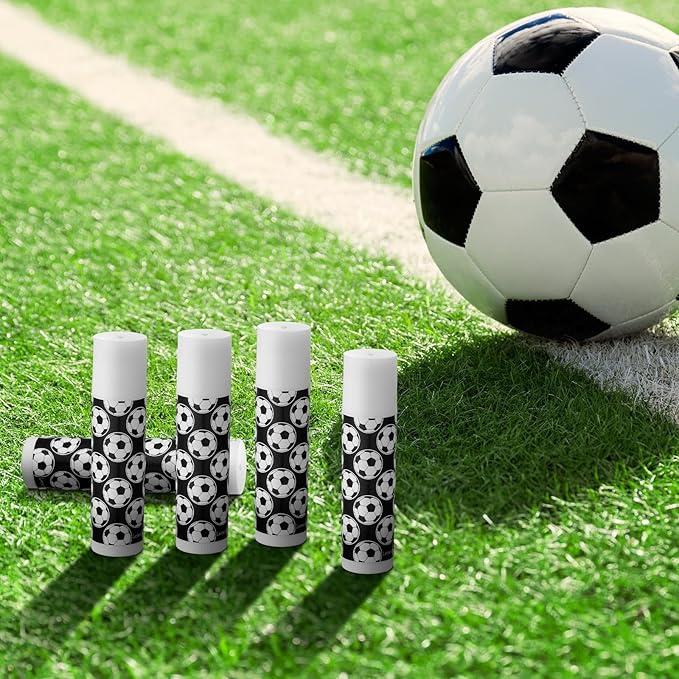 24 Pcs Soccer Lip Balm Soccer Supplies