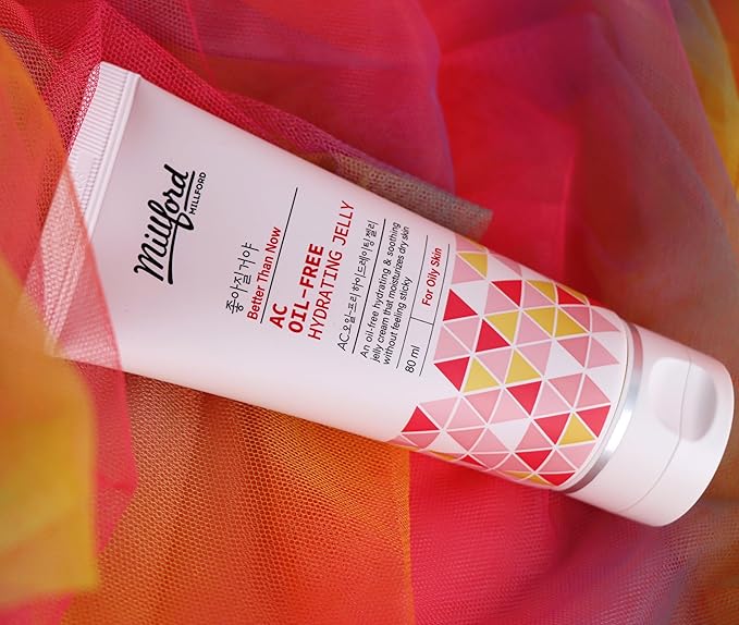 AC Oil-Free Hydrating Jelly 2.7Oz, 80ml, Oil Free Facial Moisturizer for Acne-Prone Skin, Niacinamide 2%, Unscented, Mild, Soothing Cream, Non Greasy Moisturizer, Korean Skincare