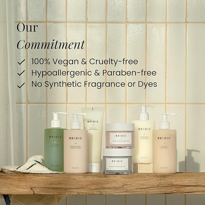 BEIGIC Treatment Essence - Hydrating Face Essence for Radiance & Smooth Skin Texture with Vegan Peptides & Niacinamide for Glass Skin (1.01 Fl. Oz)