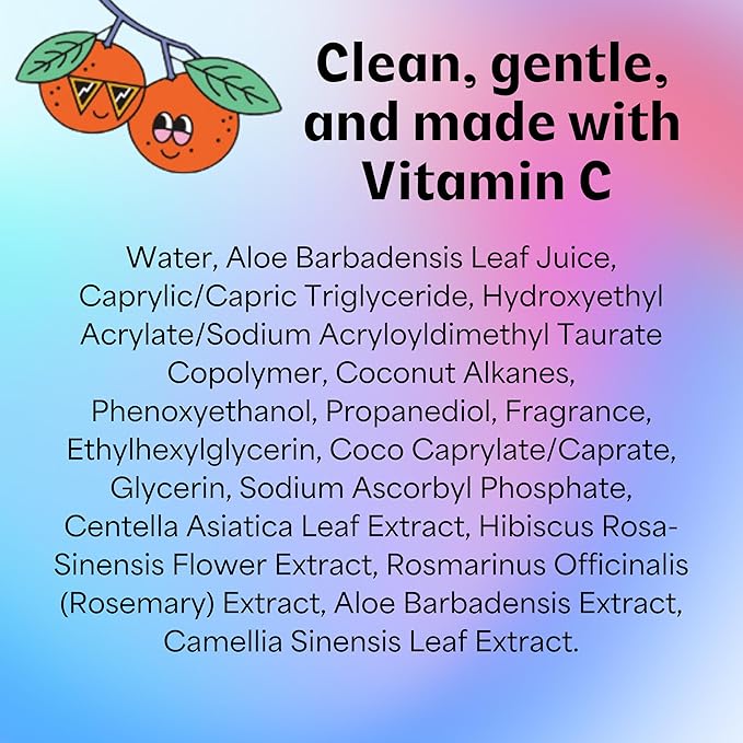 InstaNatural BESTIES Gentle Teen Gel Face Moisturizer | with Vitamin C, Hyaluronic Acid, Niacinamide for Hydration, Smoothness, Even Skintone | Simple Skincare for Healthy Skin (for All Skin Types)