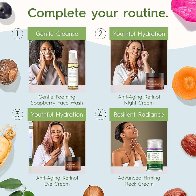 Tree to Tub Neck Firming Cream - Advanced Firming Neck Cream w/Hyaluronic Acid Retinol, Neck and Chest Firming Cream for Women Men, Moisturize & Elasticity Boost, Reduces The Appearance of Wrinkles