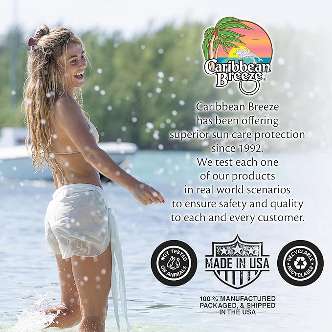 Continuous Tropical Mist Spray Sunscreen SPF 70, Reef Safe Sunscreen Spray, Up to 80 Minutes Water Resistant Sunscreen Face Spray, 5.5 Ounces