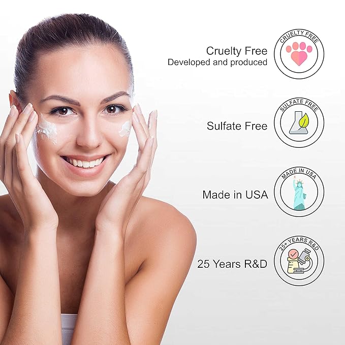 Bioactive Facial Cleanser Treatment for Oily Skin - Non-Foaming Face Wash Provides a Gentle Deep Clean and Eliminates Excess Oil (4.5 fl oz)