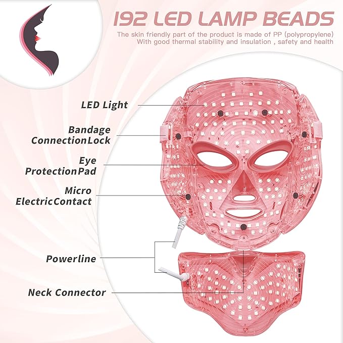 HXDZFX LED FACIAL LIGHT THERAPY MASK(HK207)