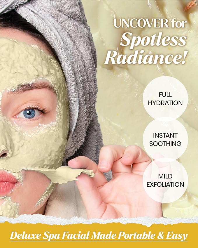 LINDSAY Calendula Modeling Mask Cup Pack - Korean Skin Care Face Mask Modeling Pack – Single-Use Soothing Moisturizing Face Mask w/Spatula Spoon – Spa Facial Peel-off Mask (6 ea, 0.36 lb)