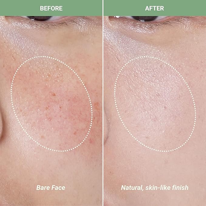 Meebak Cica Redness Solution Cream | Redness Relief for Face | Green Color-Corrector | BB Cream for Sensitive Skin | Green Color Corrector - Fair to Medium Skin