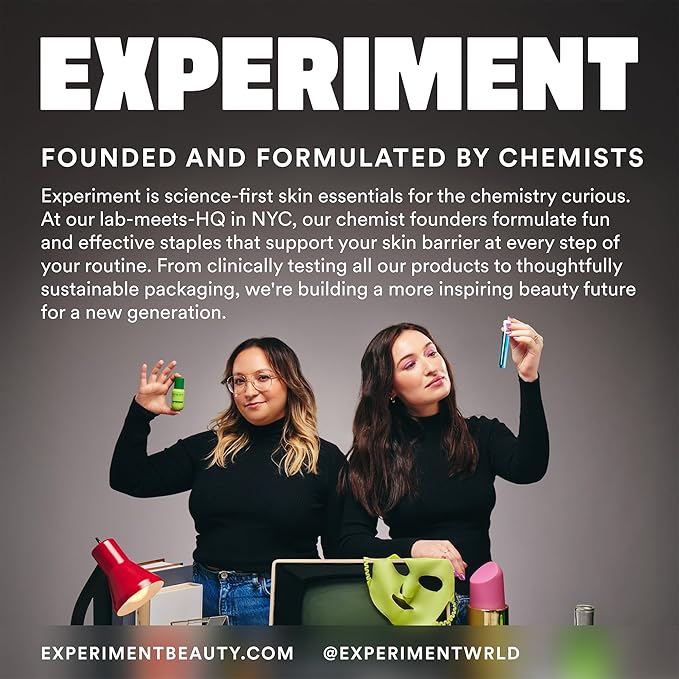 Experiment Super Saturated Hydrating Barrier Serum – 30% Glycerin for Deep Moisture, Plump & Dewy Skin | Niacinamide & Polyglutamic Acid, 1.35 FL OZ – Vegan for All Skin Types