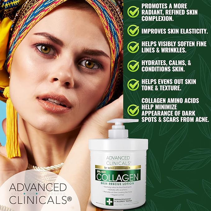 Advanced Clinicals Hyaluronic Acid Body Lotion Firming