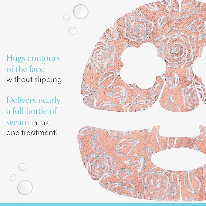 Bliss Skincare Sheet Masks - Sensitive Skin - Face Masks Pack - Biodegradable - 5pk