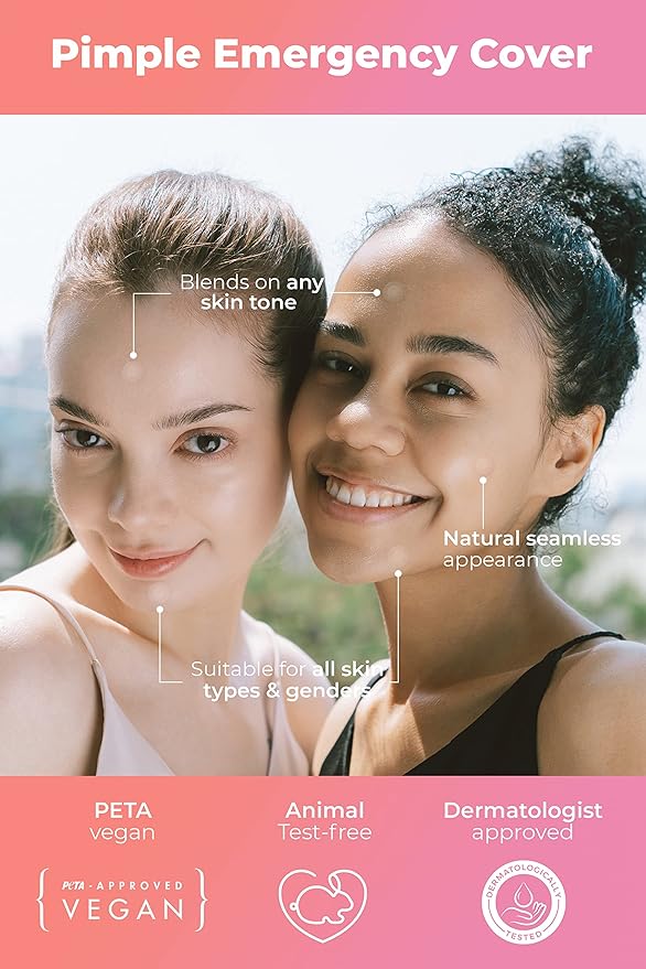 Amazing Patch - Korean Skin-tech Pimple Patch Invisible Spot Cover Over Night, Acne Patches for Face, Zit and Blemish Spot - 52ea