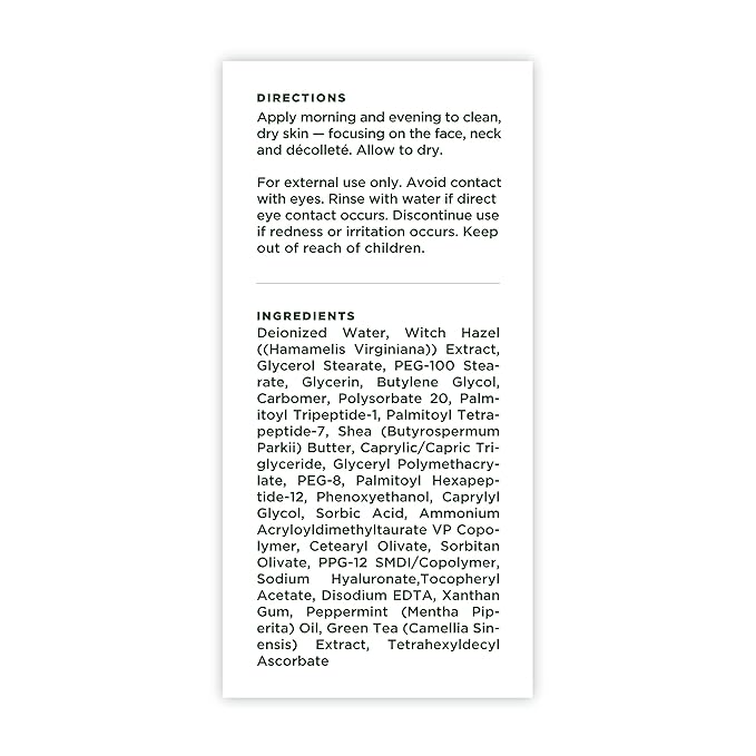 Tree of Life Beauty Moisturizer, Matrixyl 3000 Face Cream With Peptide Reduces Fine Lines, Wrinkles & Firms Skin - Dermatologist Tested for Dry Sensitive Skin - Non-Greasy Facial Skin Care - 1 Fl Oz