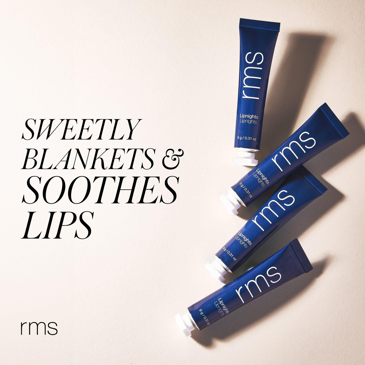 RMS Beauty Lipnights Overnight Lip Mask - Barrier Repair Hydrating Lip Balm, Vanilla, Coco Butter & Shea Butter, Overnight Mask