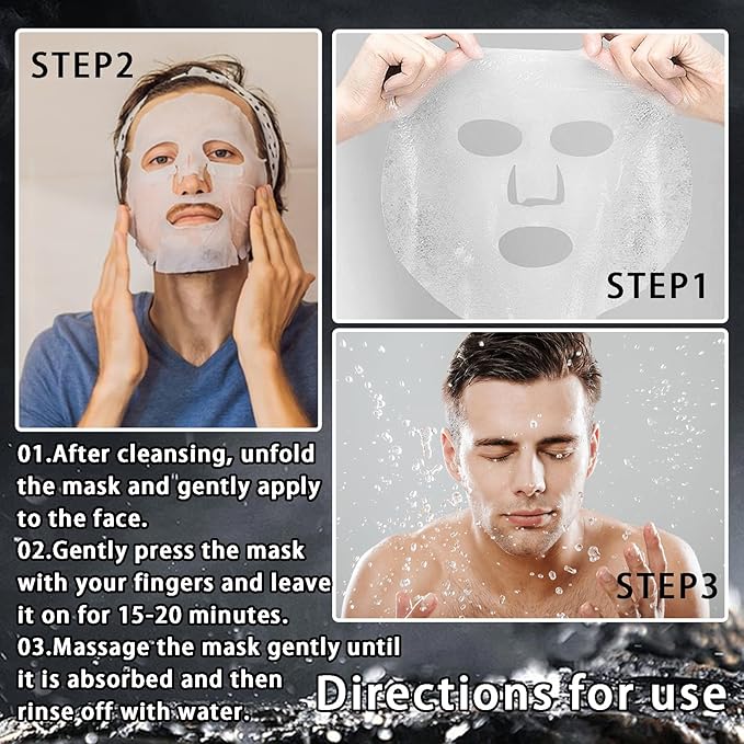 10PCS Hydrating Facial Sheet Masks,Lightweight Breathable Face Mask,Refreshing Oil Control Face Sheet Mask Skincare,Long Lasting Moisturizing Sheet Mask,All Skin Types