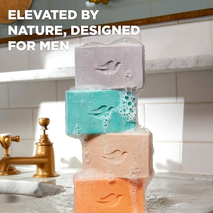 DOVE MEN CARE Plant-Based with Eucalyptus and Moisture for men`s skin, 5 Ounce (pack of 4)