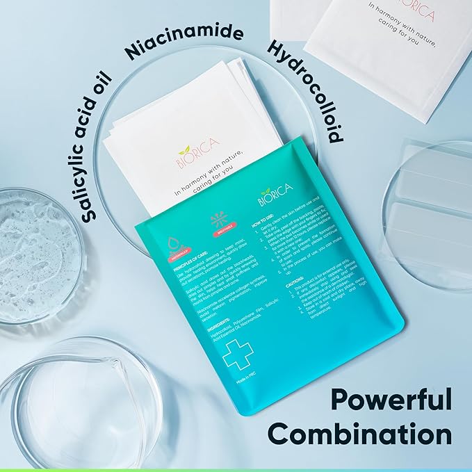 Pimple Patches for Face with Tea Tree Oil. Hydrocolloid Acne Pimple Patches. Blemish Patches, Acne Dots, Pimple Stickers, Acne Patch and Pimple Patch