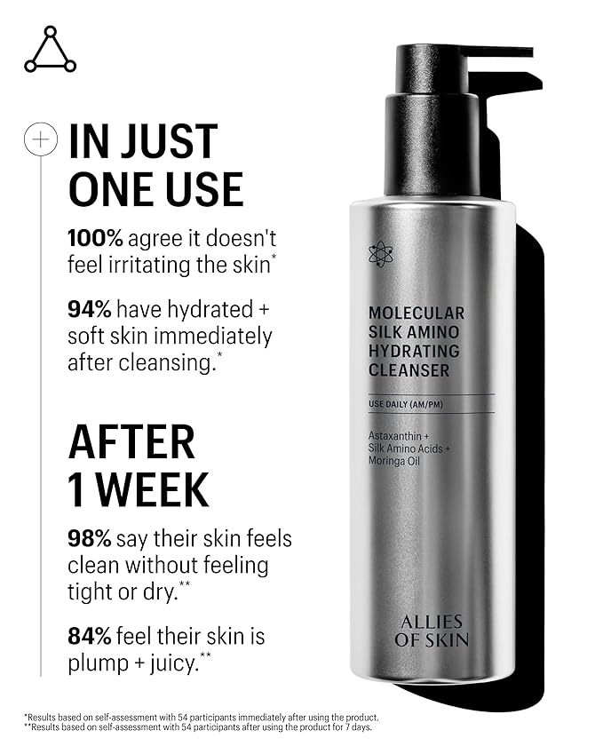 Allies of Skin Molecular Silk Amino Hydrating Cleanser Jumbo
