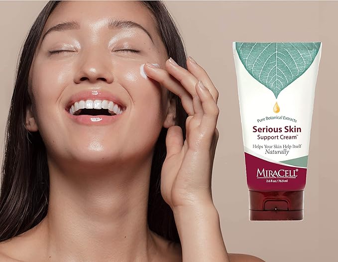 Miracell Serious Skin Support Cream 2.6 oz, moisturizing for psoriasis, eczema, rosacea, rashes, all skin conditions.