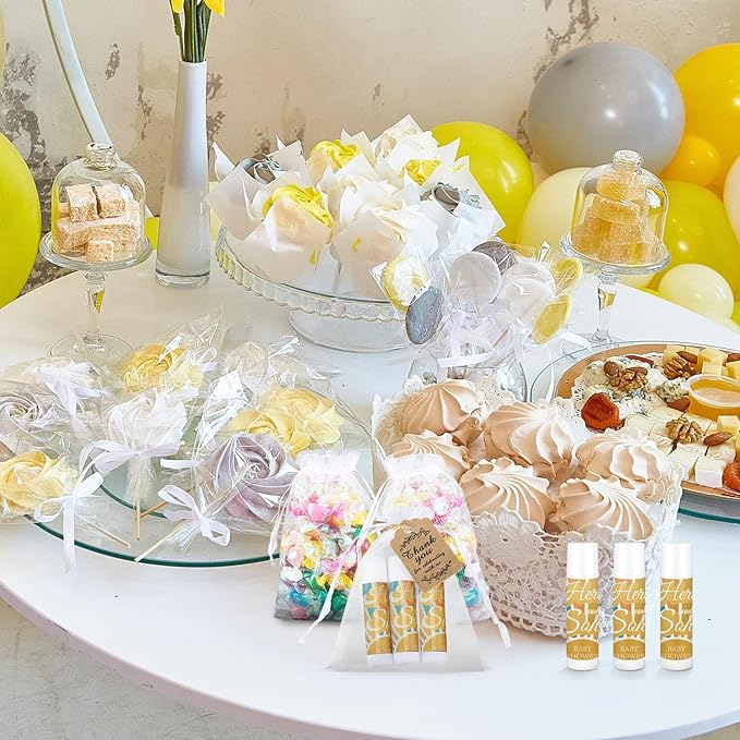 Demissle 50 Pcs Baby Shower Lip Souvenirs(Colorful