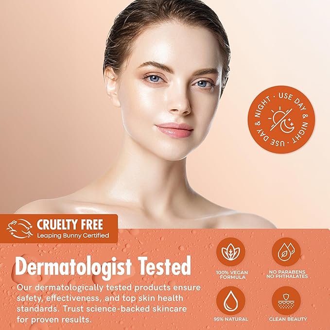 Fleur De Peau Vitamin C Serum For Face With Collagen – Dermatologist Tested, Anti-Aging, Brightning, Reduces Fine Lines, Improves Radiance & Skin Texture – 95% Natural, Clean Beauty – Korean Skin Care