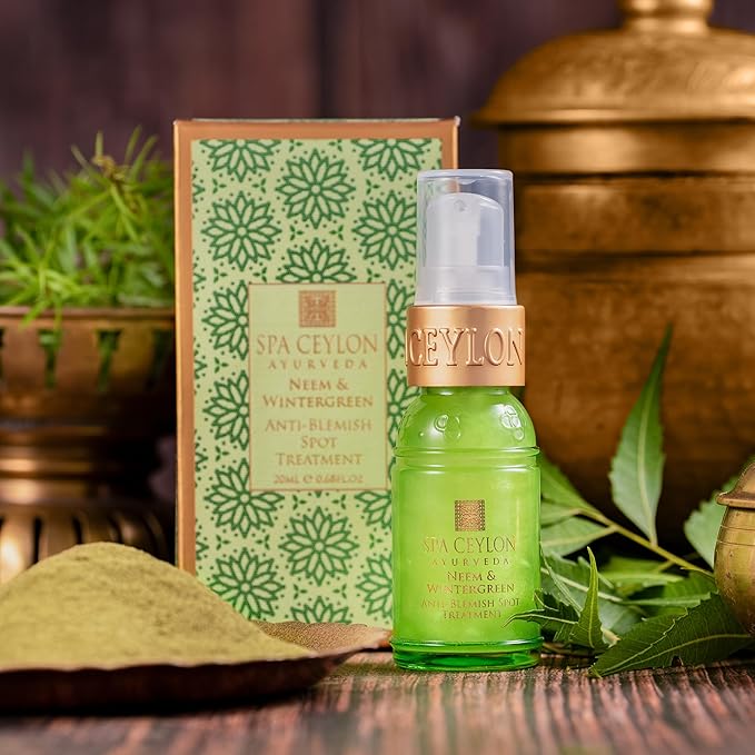 SPA CEYLON NEEM & WINTERGREEN - Anti-Blemish Spot Treatment | Controls acne and clears skin | Blackheads | acne | For oily skin
