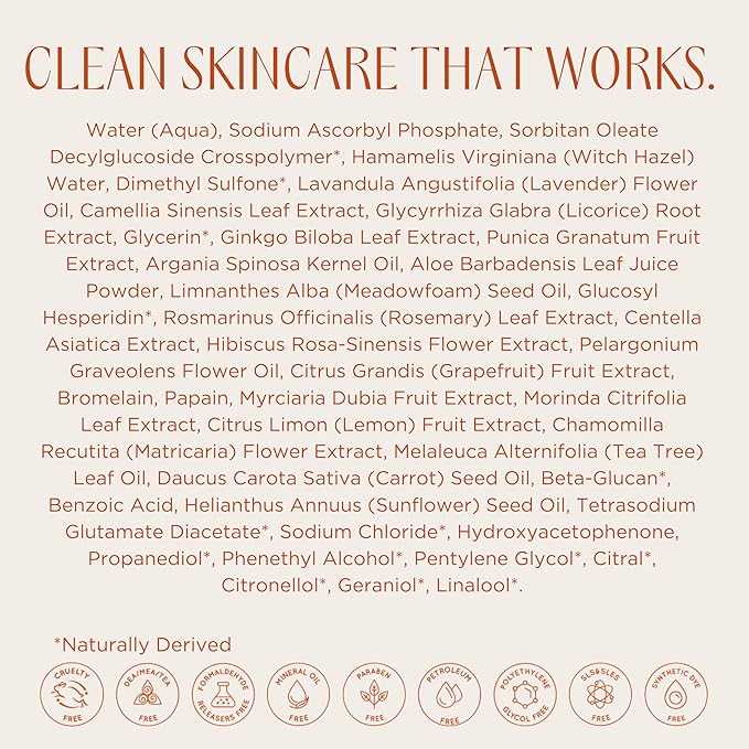 InstaNatural Vitamin C Face Toner | Brightens and Balances pH for Toned, Smooth-Looking Skin (Witch Hazel, Aloe Vera & Licorice Extract), 4 Fl Oz (3-Pack)