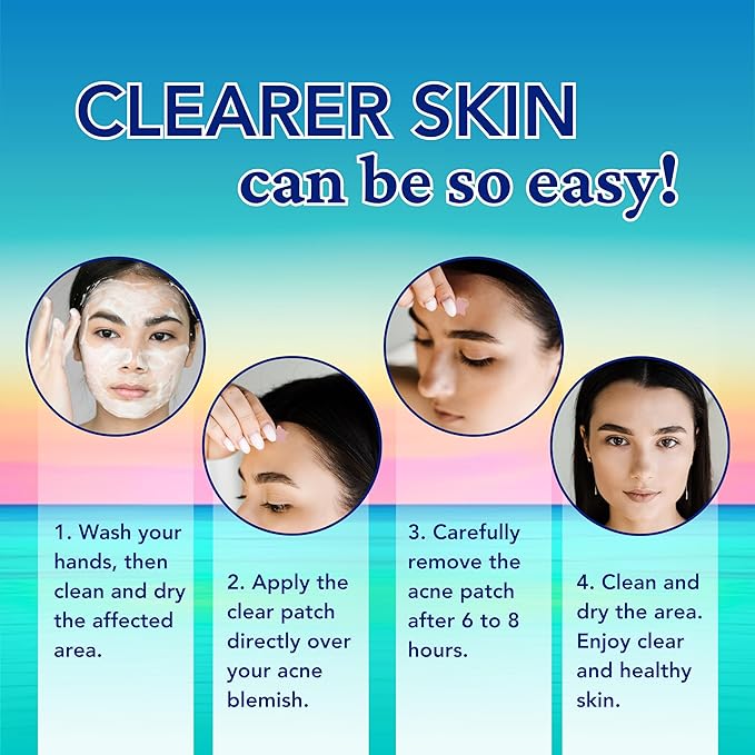 Star Pimple Patches for Face | Star Acne Patches Salicylic Acid, Tea Tree Oil and Calendula Oil | Star Pimple Patches Cute Teen Acne Treatment for Girls