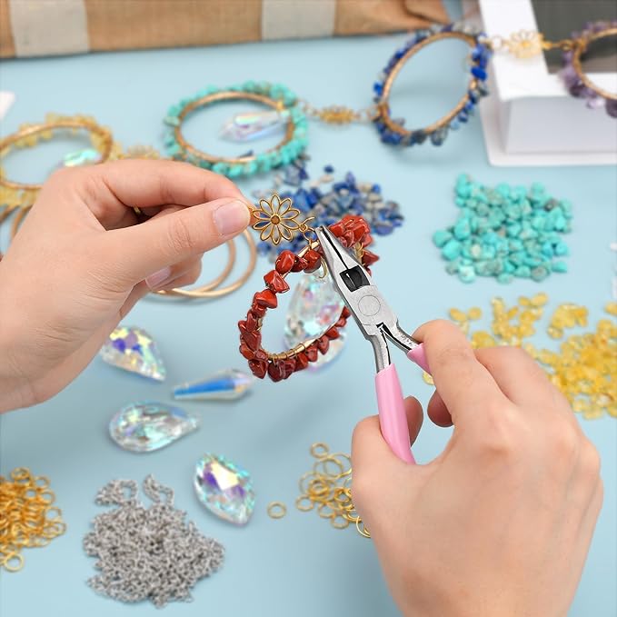 7 Chakra Sun Catcher Kit for Adults DIY Crystal Suncatcher Ornaments with Healing Stones, Window Hanging Arts and Crafts, Suncatcher Making Supplies Kit Hanging Ornaments Decor for Home Gifts