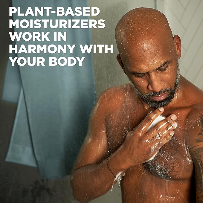 DOVE MEN CARE Plant-Based with Eucalyptus and Moisture for men`s skin, 5 Ounce (pack of 4)