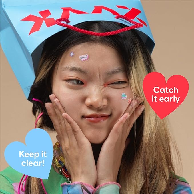 Pimple Patches Cute for Face (28 Unique Acne Patch Designs) | Hydrocolloid, Salicylic Acid, Tea Tree | Strong Adhesion, Waterproof, Vegan | Confidence Patch Be You