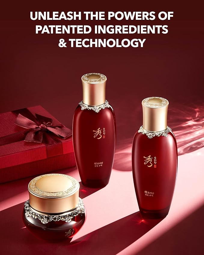 Sooryehan Hyobidam (Fermented Toner, 5.1fl oz) - Korean Skin Care. Highly Nourishing & Hydrating Toner for Firm Skin by LG Beauty. Wild Ginseng.