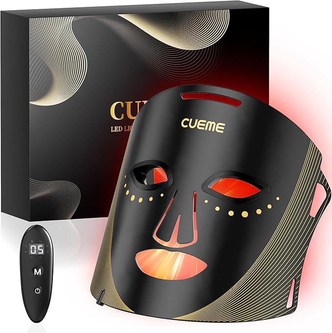 Red Light Therapy for Face, FDA-Cleared 8-Modes Red Light Therapy Mask for Wrinkles, Acne Treatment, and Skin Care, Portable Facial Mask, Unique Gift for Women - Mom, Sister, Girlfriend, and Wife
