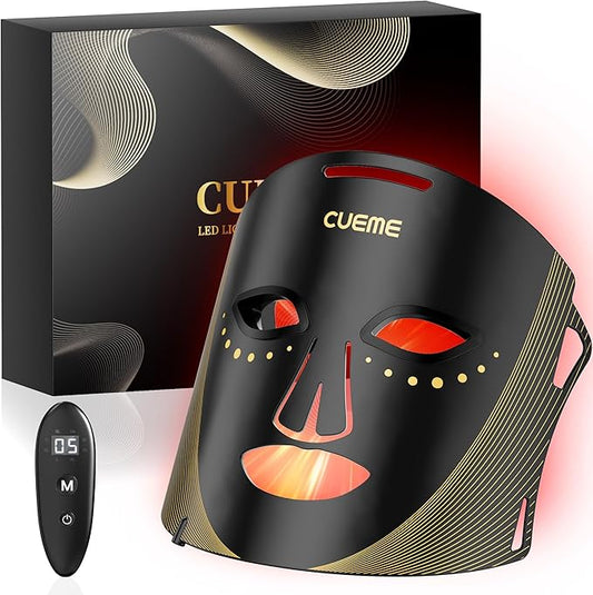 Red Light Therapy for Face, FDA-Cleared 8-Modes Red Light Therapy Mask for Wrinkles, Acne Treatment, and Skin Care, Portable Facial Mask, Unique Gift for Women - Mom, Sister, Girlfriend, and Wife