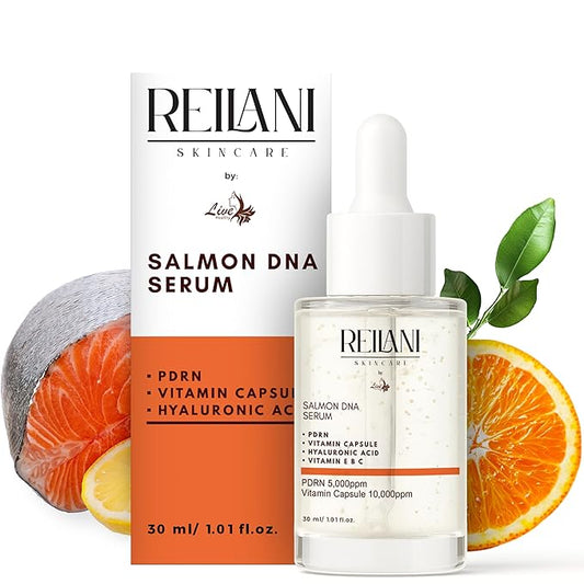 PDRN Serum - Skin Care Solution with Salmon DNA, Hyaluronic Acid, Tripeptide 1, Vitamins - 10000ppm Ultra Hydrating Serum for Facial Blemishes, Fine Lines, Collagen & Elastin Production