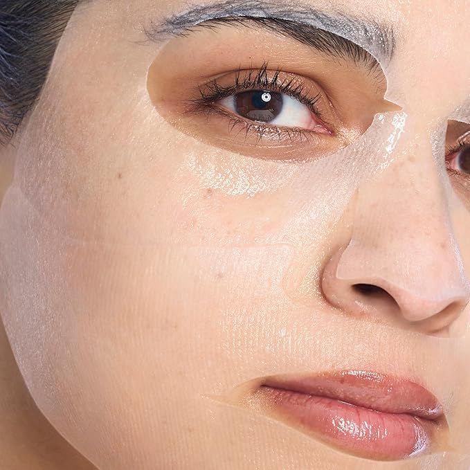 Bliss Skincare Sheet Masks - Vitamin C & Niacinamide Face Masks - Biodegradable - 5pk