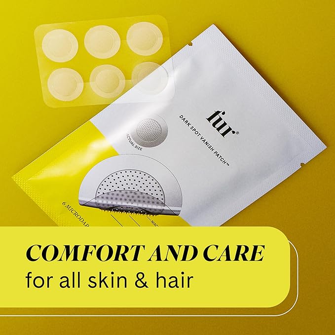 Fur Dark Spot Vanish Patch- Powerful Microdart Patches Designed to Target and Remove Dark Spots and Hyperpigmentation Caused by Body Acne and Ingrown Hairs, While Reducing Ingrown Scars