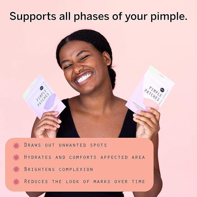 Dot Pimple Zit Patches for Face – Dermatologist Recommended & Ranked 1 for Most Effective Blemish Support – All Natural Hydrocolloid Acne Stickers with Vitamin C & Salicylic Acid (8 & 12 mm, 72 ct)