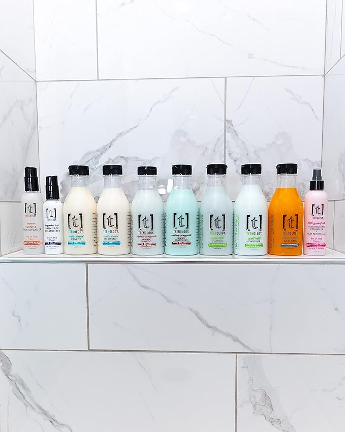 Teenology Gentle Face Cleanser for Teens - Helps with Acne and Breakouts - Fresh Papaya Scent 6 Ounce