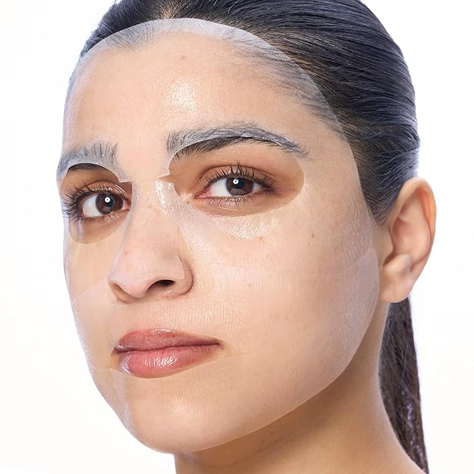 Bliss Hyaluronic Acid + Vegan Collagen Sheet Mask to Hydrate & Plump Skin, Cruelty-Free, Vegan and 100% Biodegradable, 5 pack