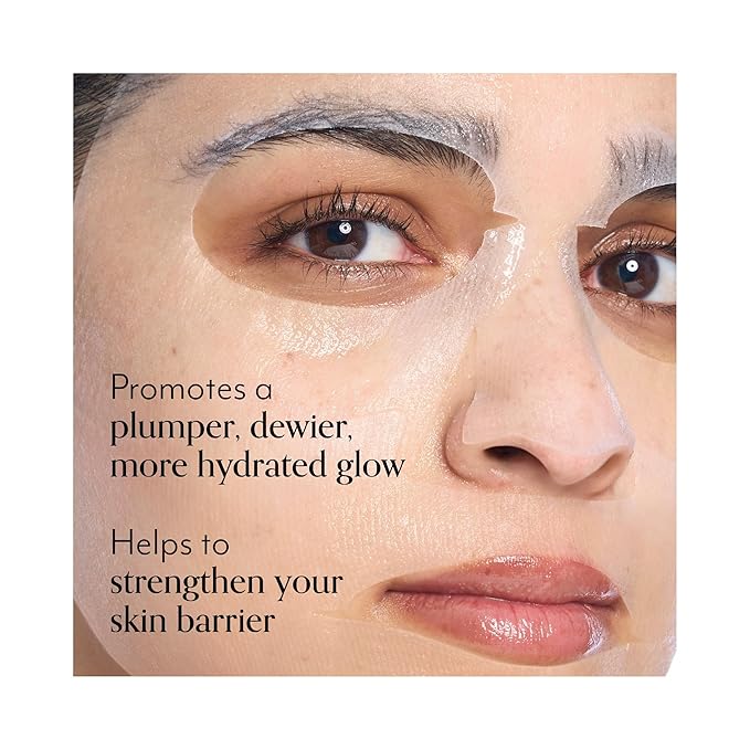 Bliss Hyaluronic Acid + Vegan Collagen Sheet Mask to Hydrate & Plump Skin, Cruelty-Free, Vegan and 100% Biodegradable, 5 pack