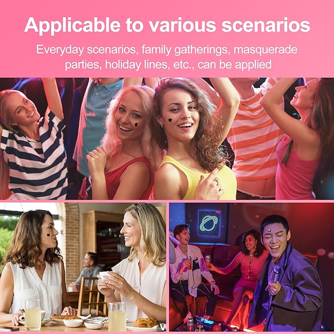 Pimple Patches,Acne Patches,Pimple Patches for Face,Acne Absorbing Cover Patchs,Black Star & Wing Shaped,Salicylic Acid & Tea Tree Oil,Hydrocolloid Pimple Patches(95 Count)