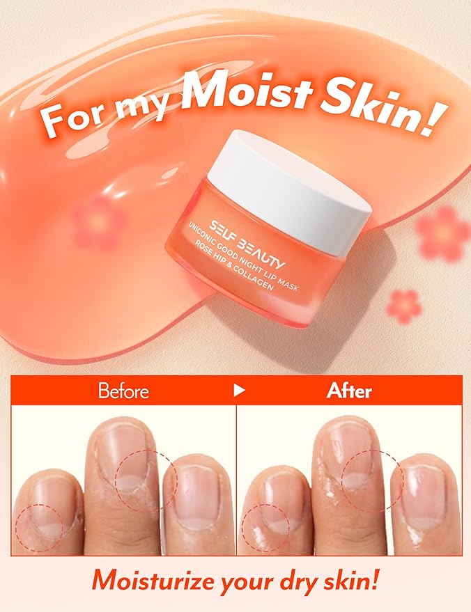 SelfBeauty Lip Mask - Rosehip & 0.51fl.oz