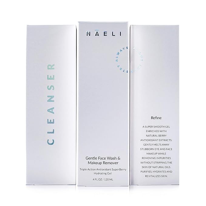 Gentle Face Cleanser - All Natural Anti Aging Vitamin C Face Wash for Sensitive & Dry Skin with Hyaluronic Acid & Antioxidants - Vegan & Cruelty Free, 4 oz