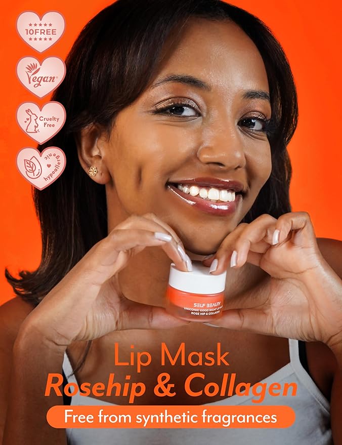 SelfBeauty Lip Mask - Rosehip & 0.51fl.oz