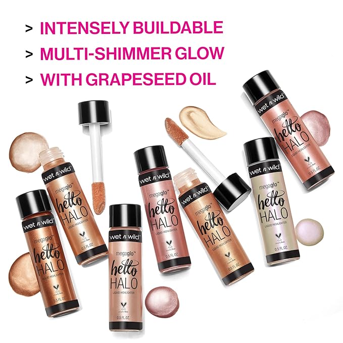 wet n wild MegaGlo Hello Halo Liquid Highlighter The Glow