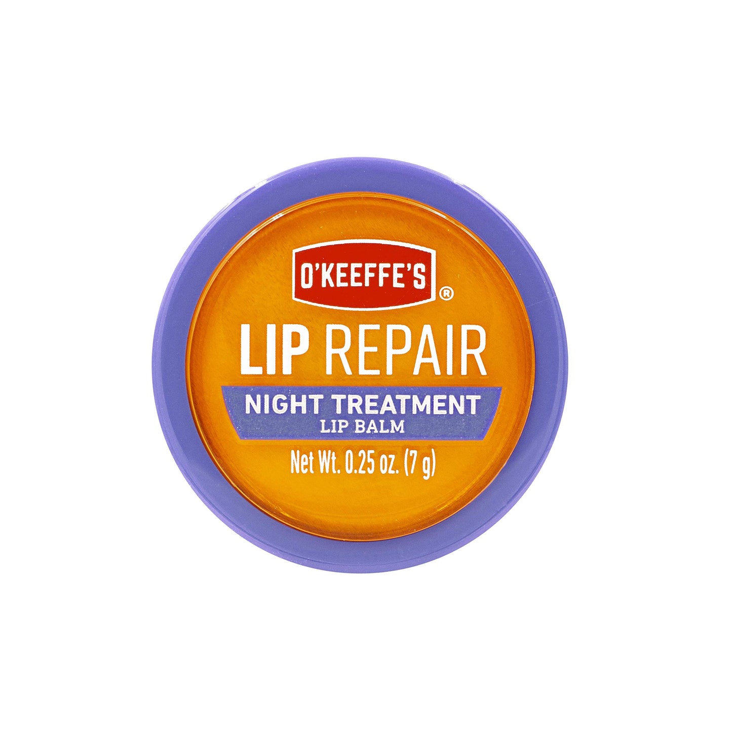 O'Keeffe's Lip Repair Night Treatment Lip Balm for Dry, Cracked Lips - 0.25 Ounce Jar (1 Pack) - Moisturizer Extremely Cracked, Dry Lips