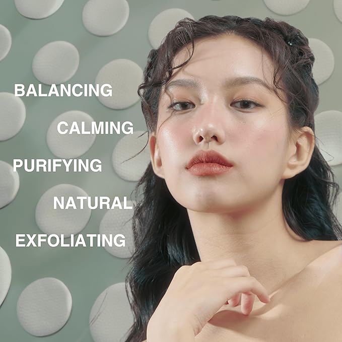 MIZON Pore Fresh Peeling Toner Pads AHA BHA PHA with Tea Tree & Turmeric Extracts, Gentle Exfoliation & Deep Cleansing, Korean Peeling Pads Cotton Soothing Exfoliating Pore Tightening (60 PCS)